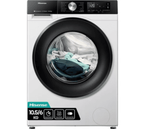 Hisense Wd3s1043bw3 - Was-droogcombinatie - 10 Kg Wassen - 6 Kg Drogen - 1400 Tpm - Stoomfunctie - Energieklasse A/d . Nieuw (outlet)