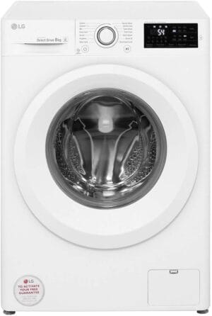 Lg F4j5tn3w - Wasmachine - 8 Kg - 1400 Tpm - Direct Drive - Wit . Tweedehands (Refurbished)