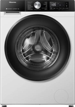 Hisense Wf3s9043bw3 - Wasmachine - 9 Kg - 1400 Tpm - Stoomfunctie - Energieklasse A . Nieuw (outlet)