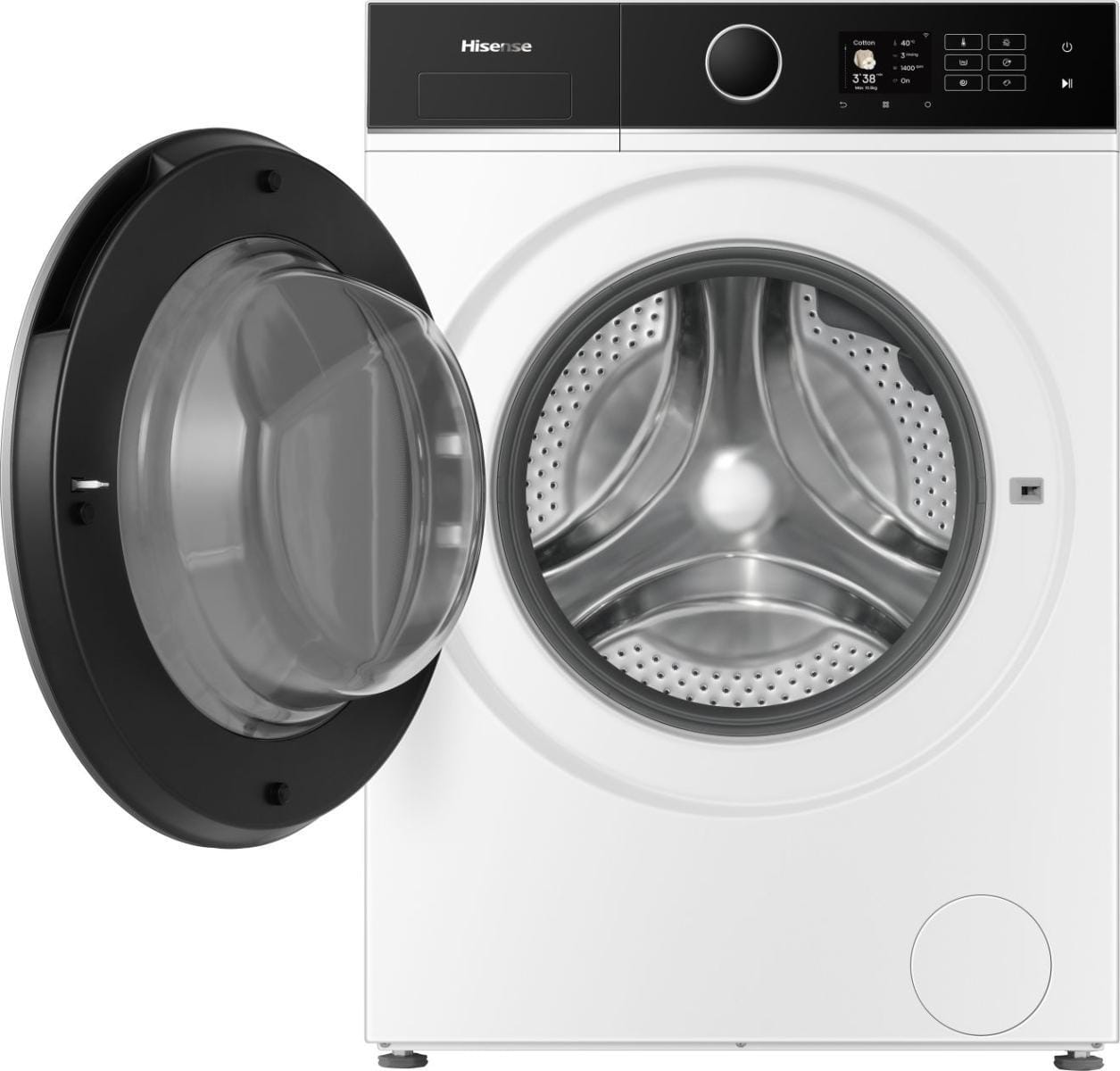 Hisense Wd5i1045bwq – Was-droogcombinatie – 10.5 Kg Wassen – 6 Kg Drogen – 1400 Tpm – Inverter – Autodose – Steam – Wifi . Nieuw (outlet)