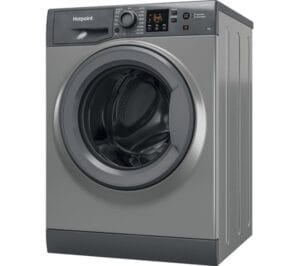 Hotpoint Nswr 963c Gk - Wasmachine - 9 Kg - 1600 Tpm - Koolborstelloos - Energieklasse D - Grafiet . Tweedehands (Refurbished)